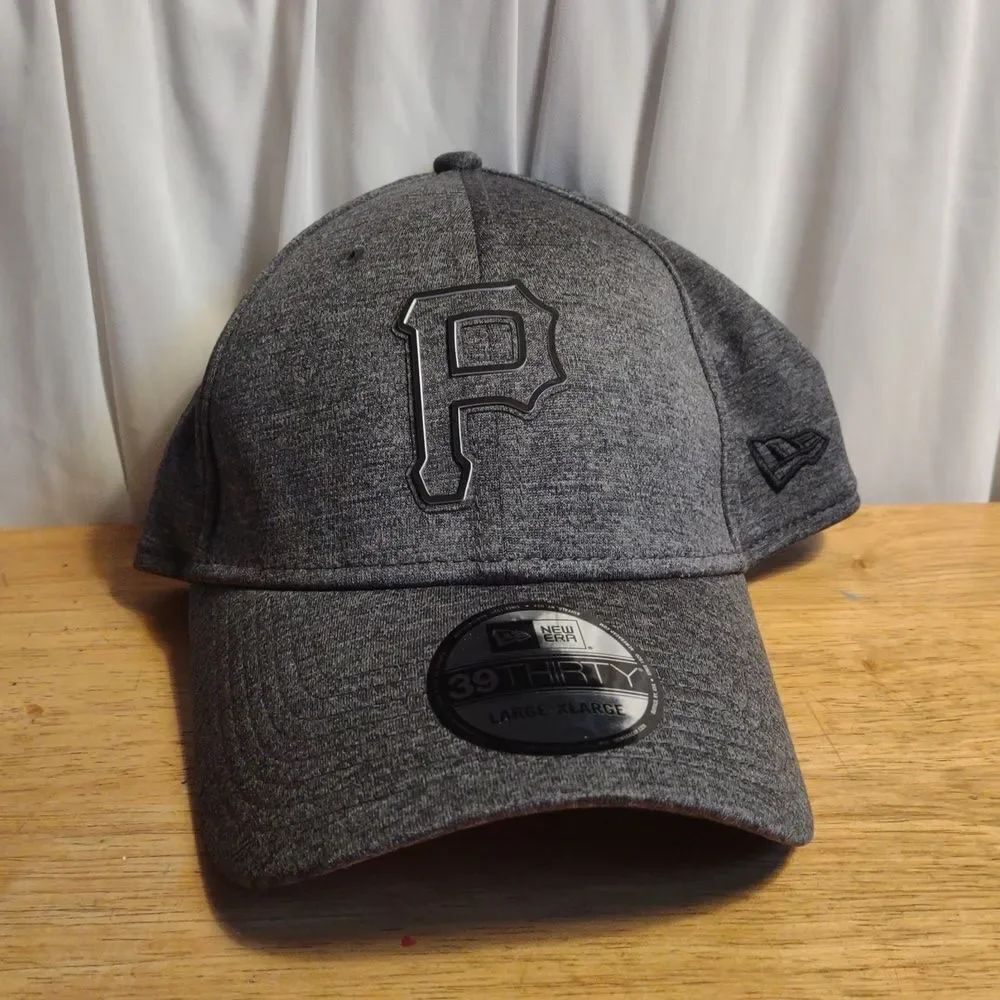 New Era 39Thirty Pittsburgh Pirates L/XL Stretchfit Hat - New